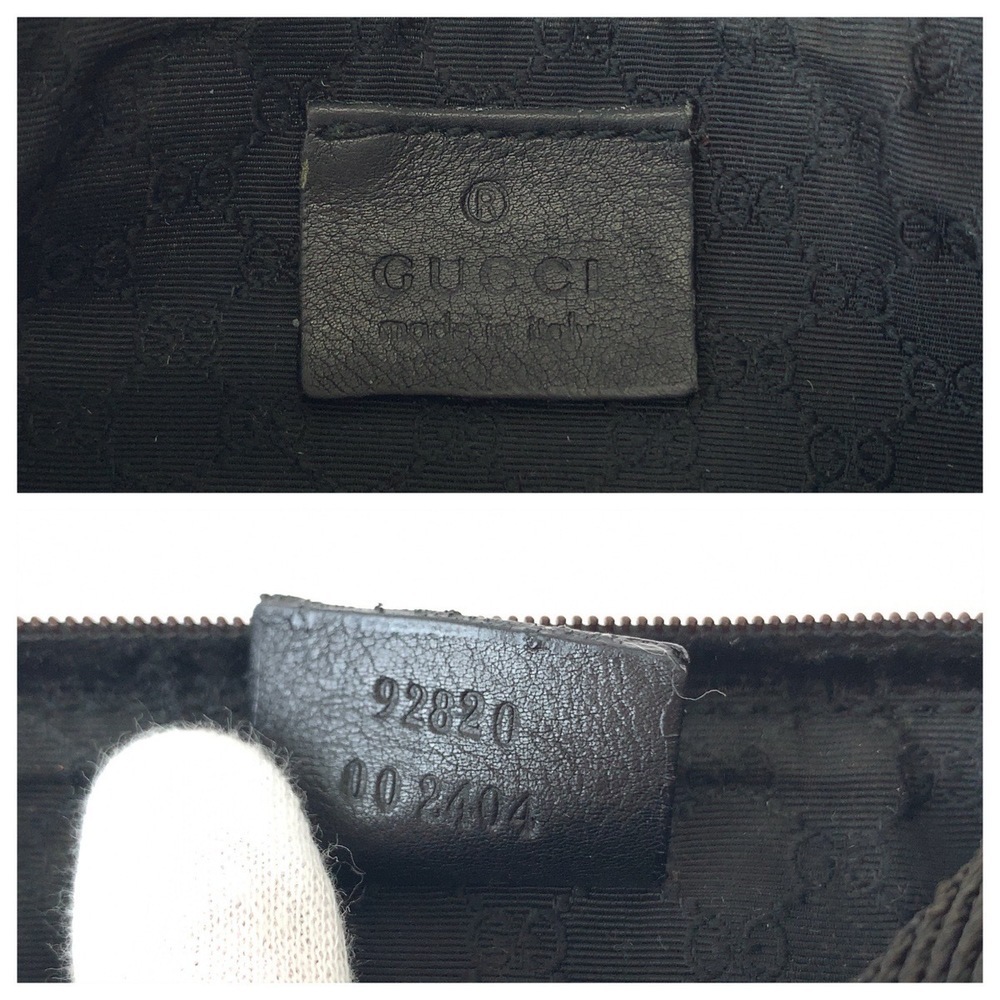 Gucci Gucci Canvas/Leather Handbag 92820 Canvas Handbag 92820 - Picture 4 of 10